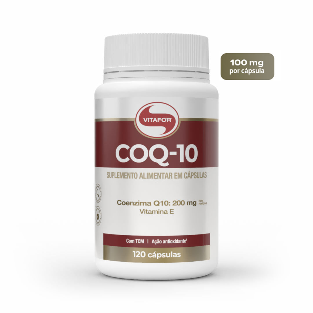 Coenzima Q10 - 1 Pote (120 cápsulas) - Vitafor