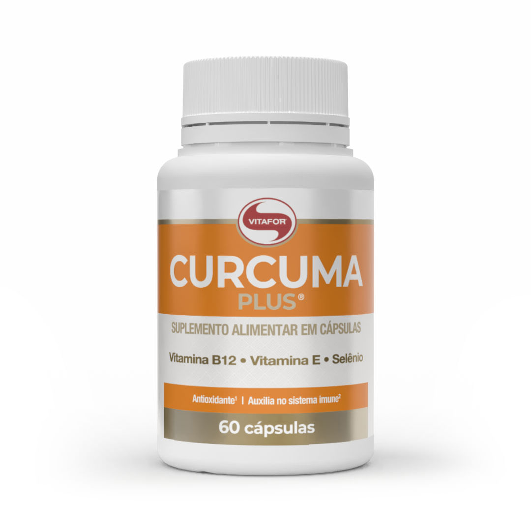 Curcuma Plus - 1 Pote (60 cápsulas) - Vitafor