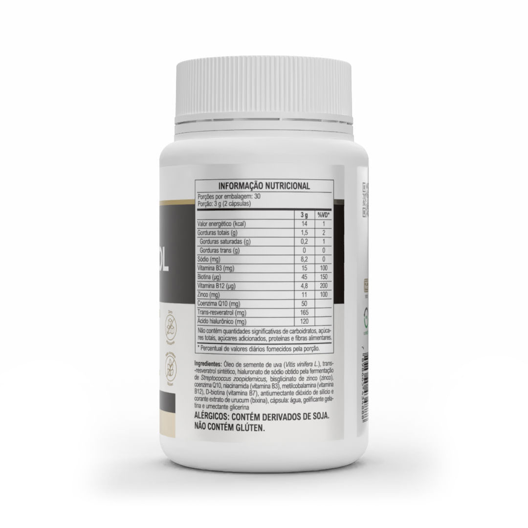 RESVERATROL PLUS - Aproveite a vida em todas as fases